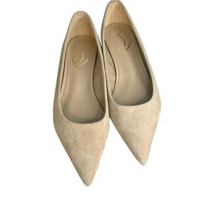 Sam Edelman Tan Suede Ballet Pointed Toe Flats 7